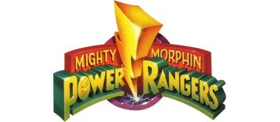 Mighty Morphin Power Rangers logo for Sega Mega Drive